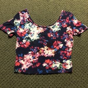 Floral crop top